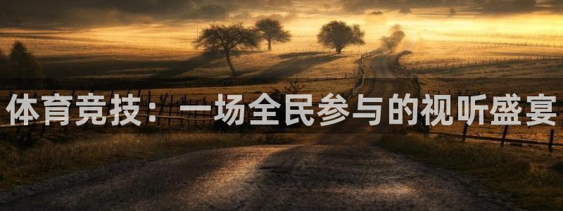三亿体育网：体育竞技：一场全民参与的视听盛宴
