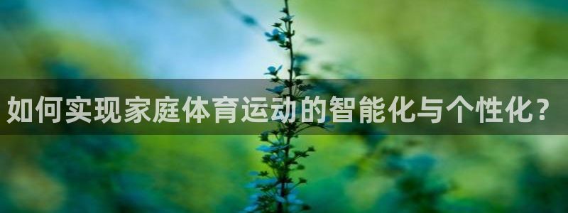 三亿体育登录：如何实现家庭体育运动的智能化与个性化？