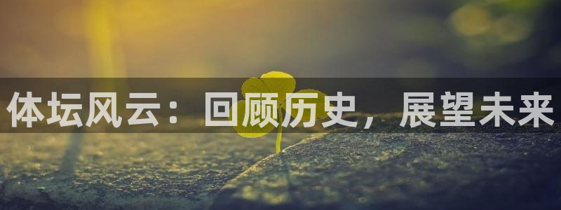 三亿体育登录：体坛风云：回顾历史，展望未来